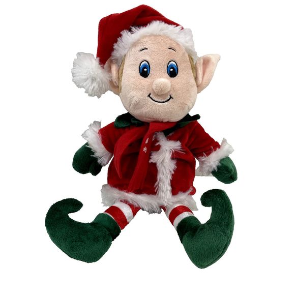 Curto Toy‎ Co. Christmas Elf 12” Plush Stuffed Doll - Picture 1 of 6